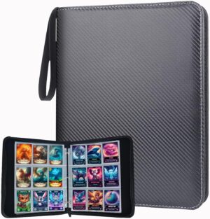 Binder (Carpeta) 900 Cartas Pokemon TCG Color Negro Con Cierre