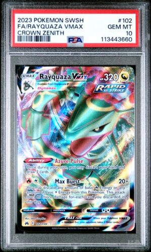 Rayquaza VMAX -  SWSH Crown Zenith PSA 10 102/159