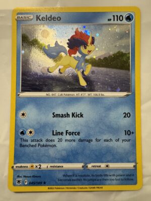 Keldeo - SWSH Astral Radiance Promo Cosmo Holo 045/189