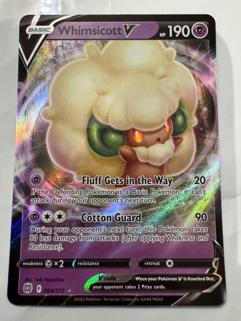 Whimsicott V - SWSH Brilliant Stars 064/172