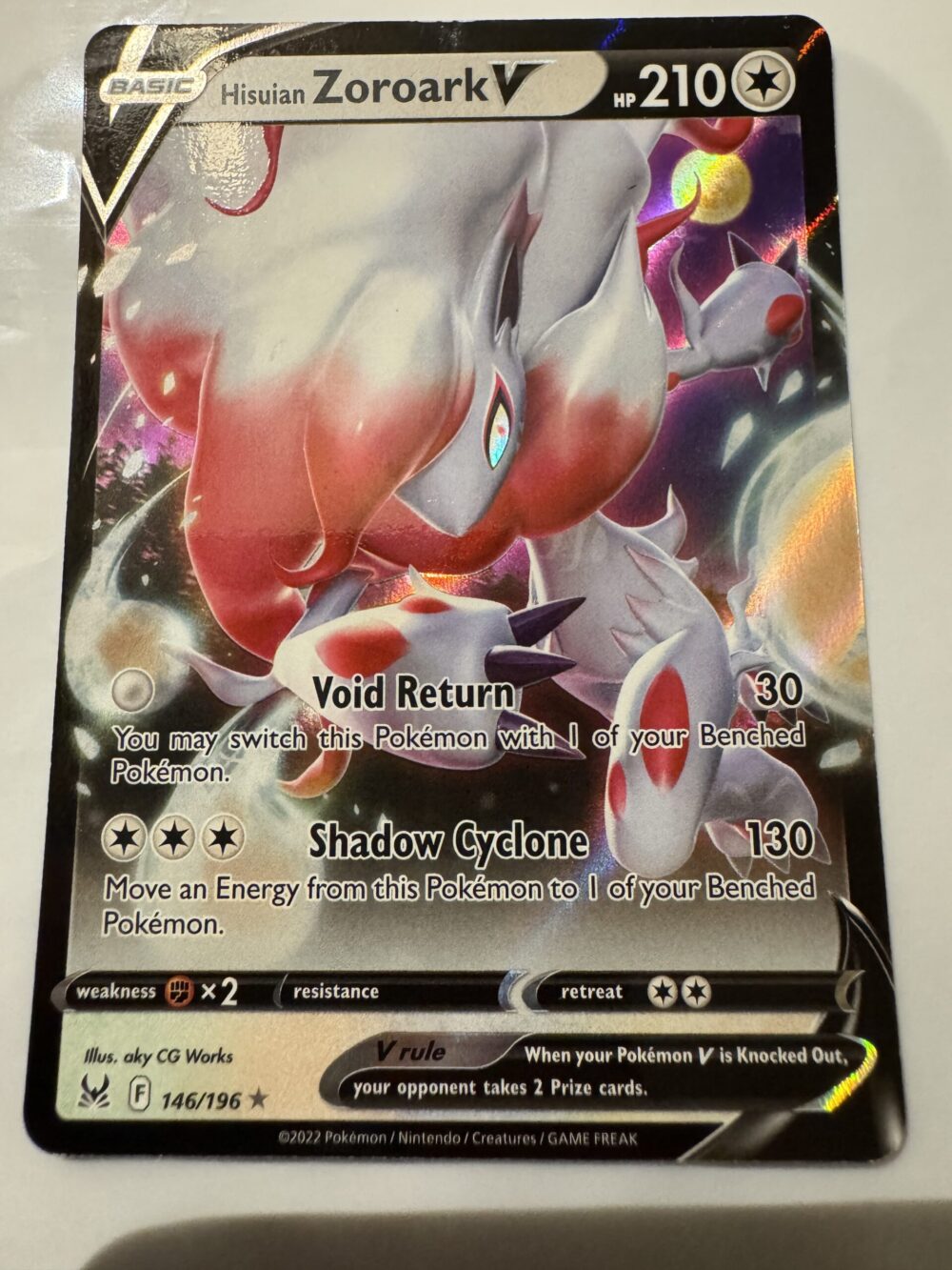 Hisuian Zoroark V - SWSH Lost Origin 146/196