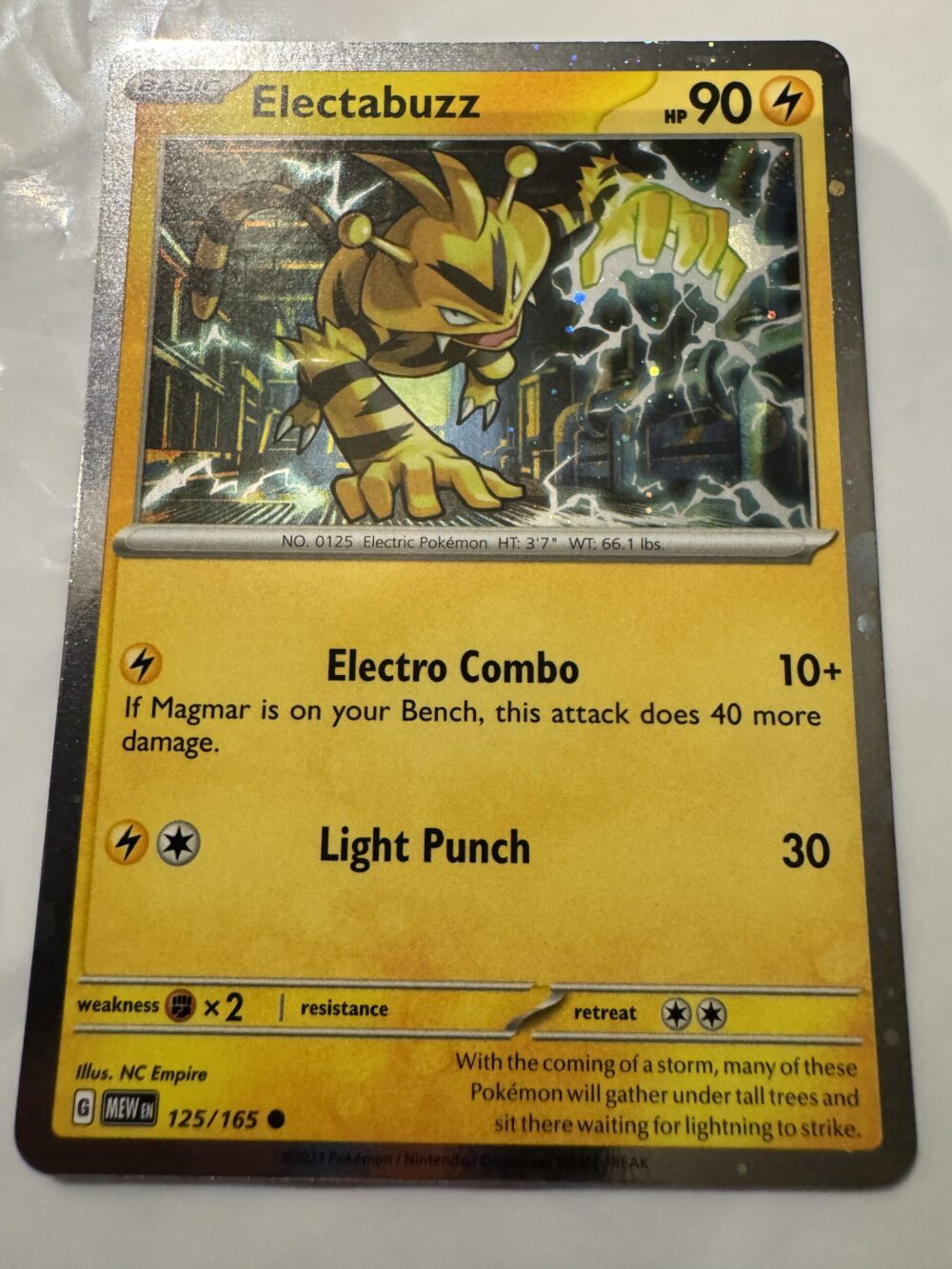Electabuzz - SV 151 Promo Cosmo 125/165