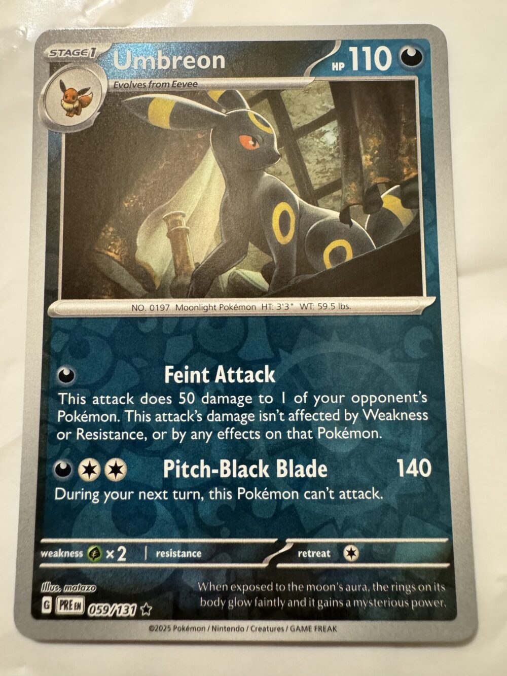 Umbreon - SV Prismatic Evolutions Reverse Rare