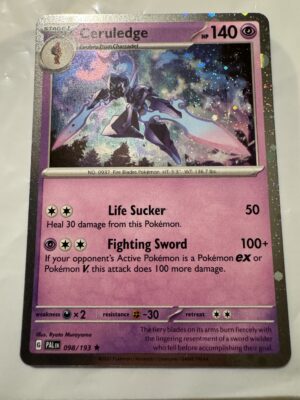 Ceruledge - SV Paldea Evolved Promo Cosmo Rare 098/193