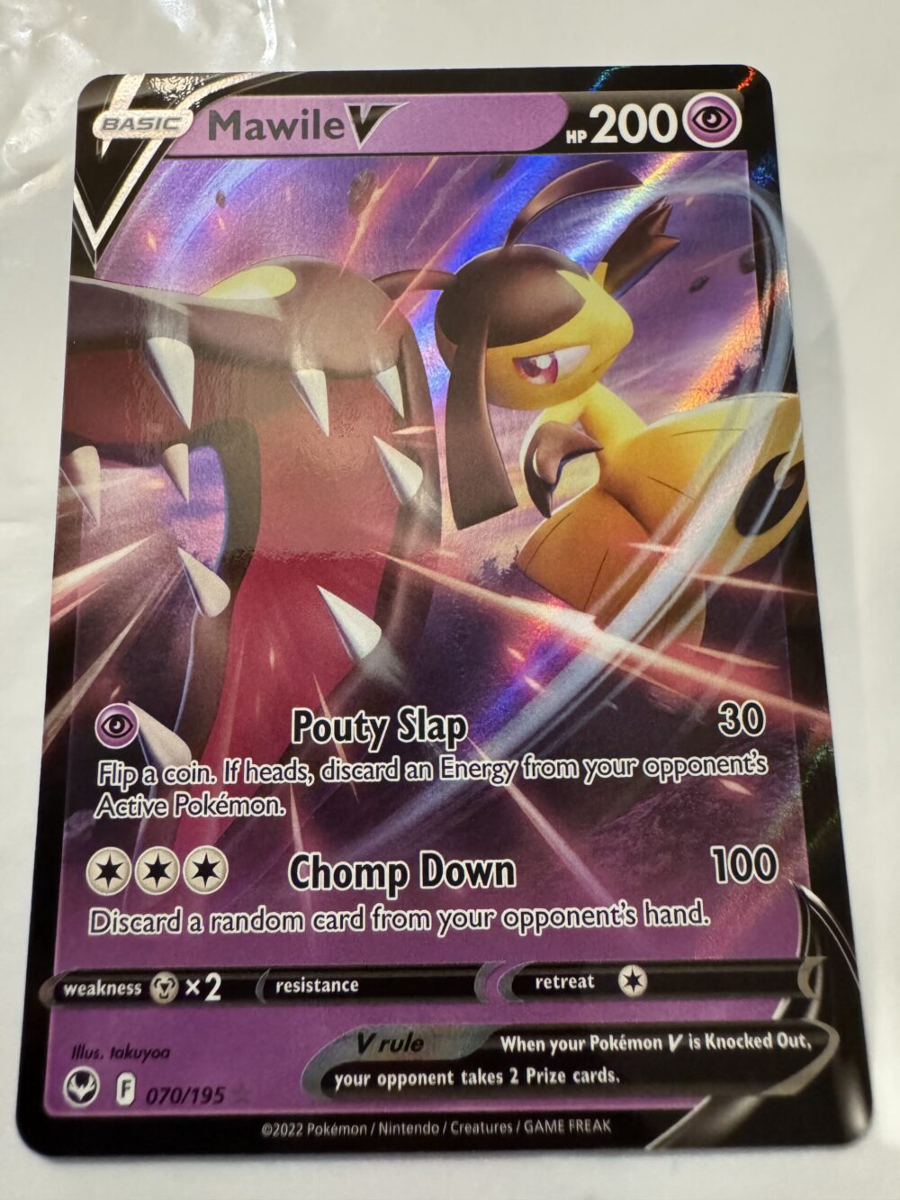 Mawile V - SWSH Silver Tempest 070/195