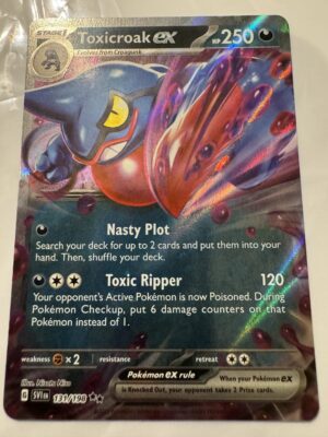 Toxicroak ex - SV Base Set 131/198