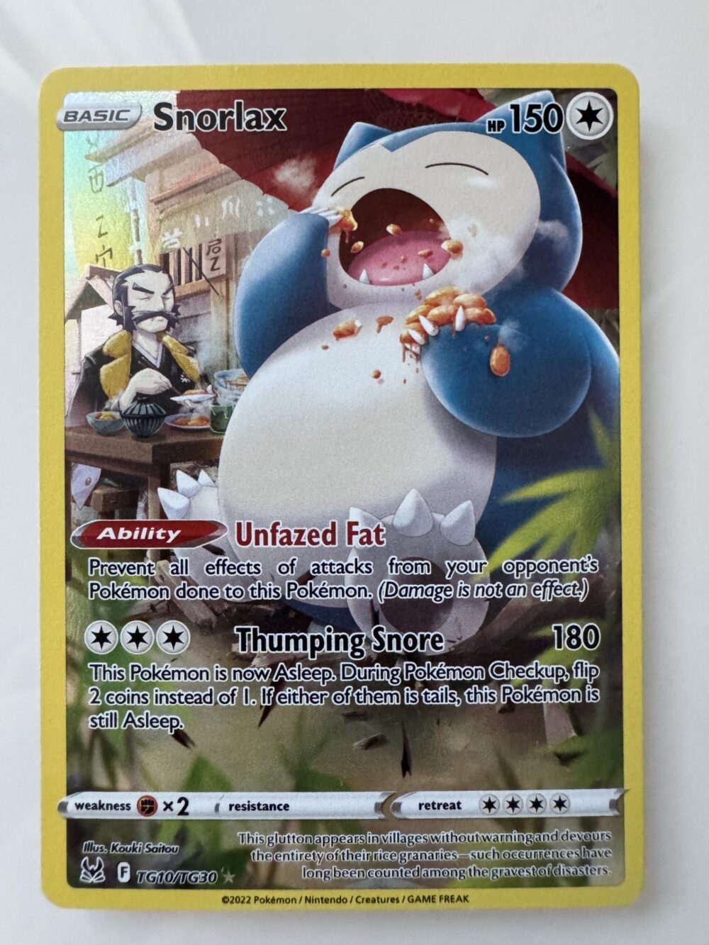 Snorlax - SWSH Lost Origin TG10/TG30