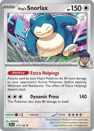 Hop's Snorlax - SV Journey Together 117/159