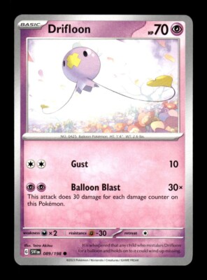 Drifloon - Scarlet and Violes Base Set 089/198